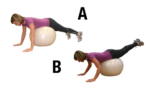 Buttocks exercises - hip extensions