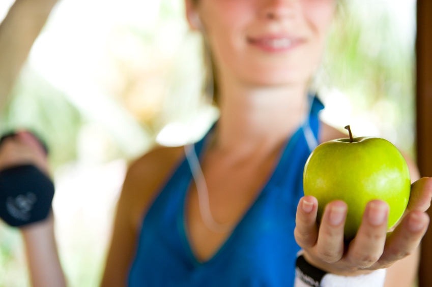 Healthy eating and exercise_iStock_000010458434Small