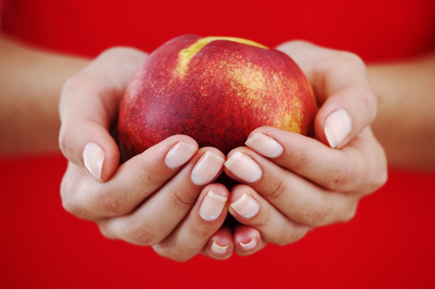 Peach in hand_iStock_000017915220Small