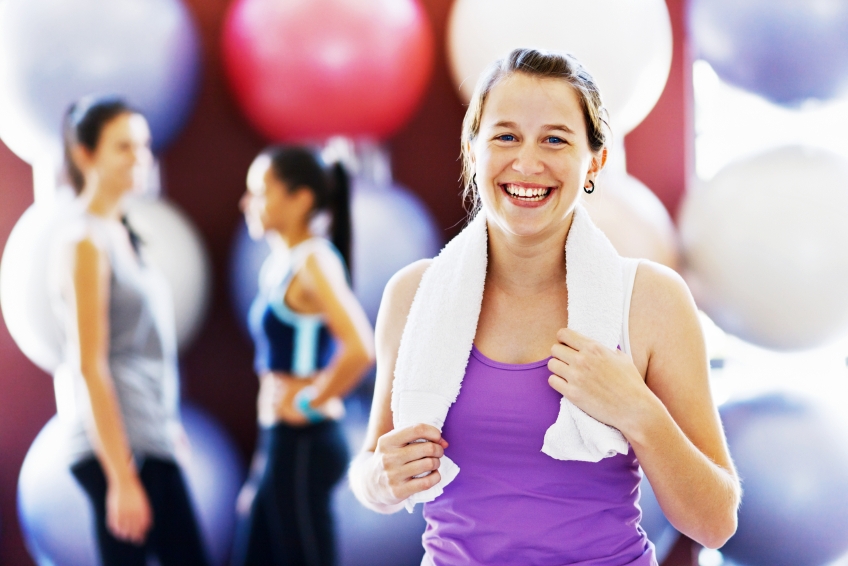 Woman after group class_iStock_000019768084Small