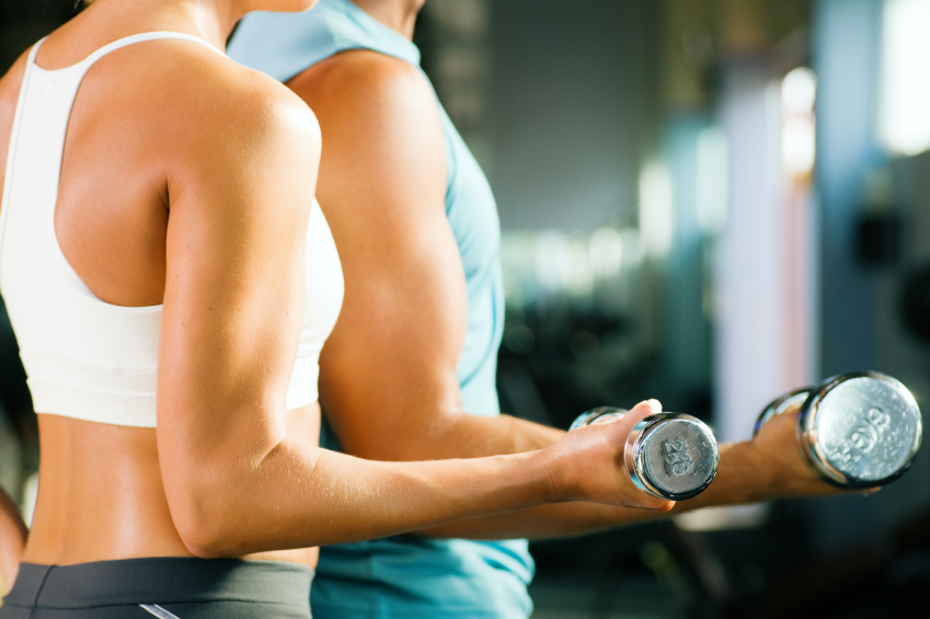 Man and Woman biceps