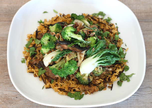 saute vegetarien sauce arachide
