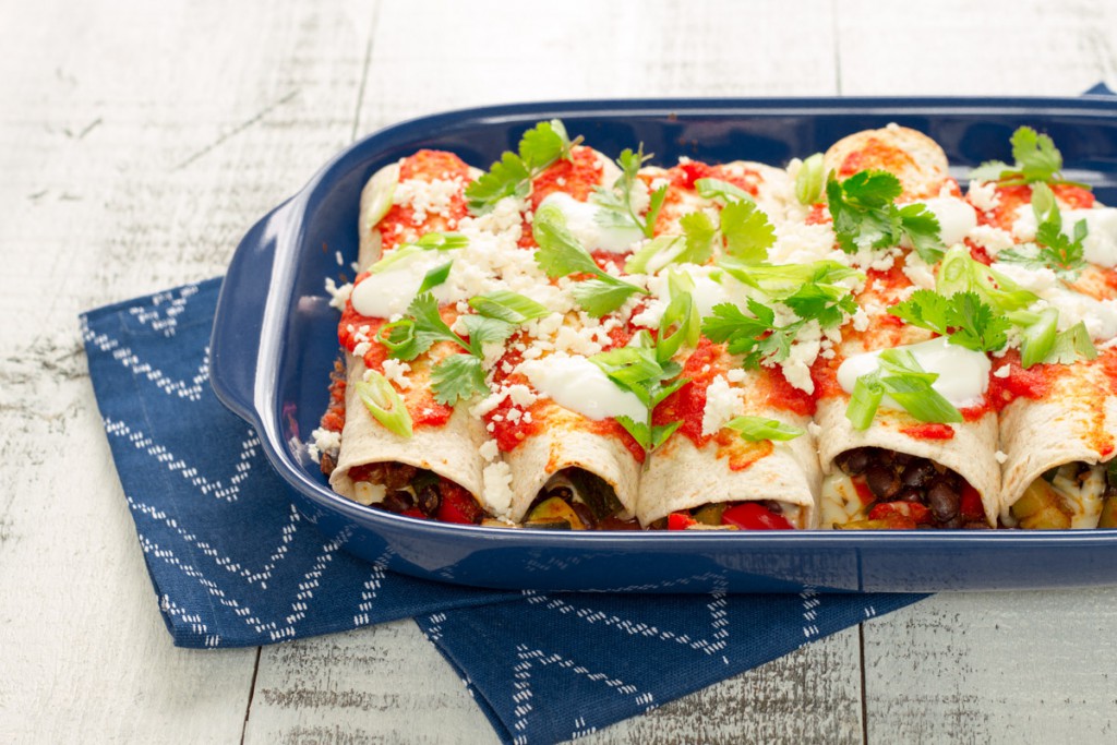 Enchiladas vegetariennes
