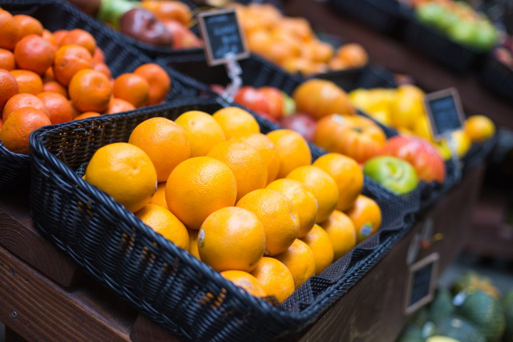fresh oranges