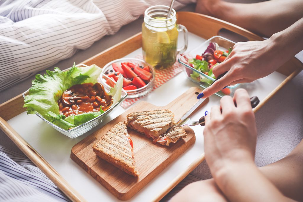 breakfast in bed