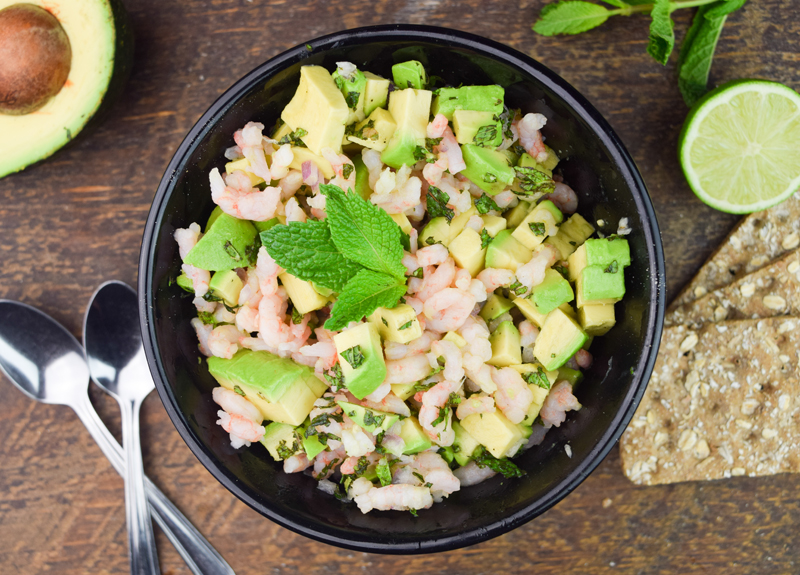 salade de crevettes