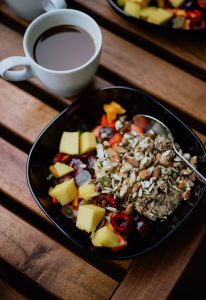 granola et fruits