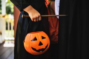 cueillette de bonbons à l'Halloween