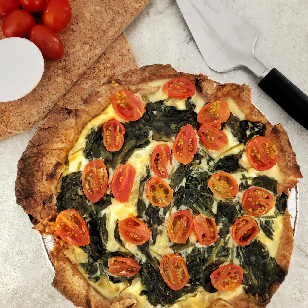 Quiche épinard tomates