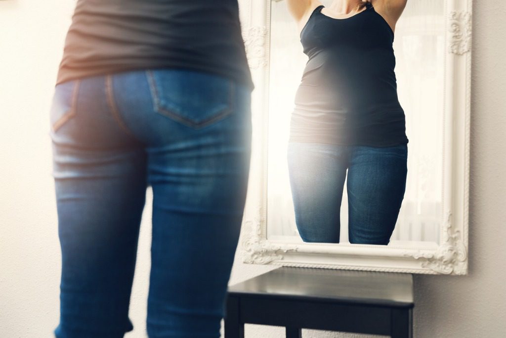Visuel du concept de l'anorexie chez la femme