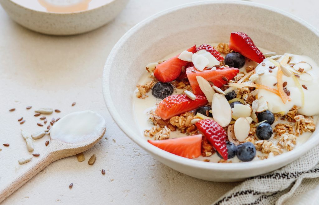 Déjeuner santé - Yogourt, granola maison