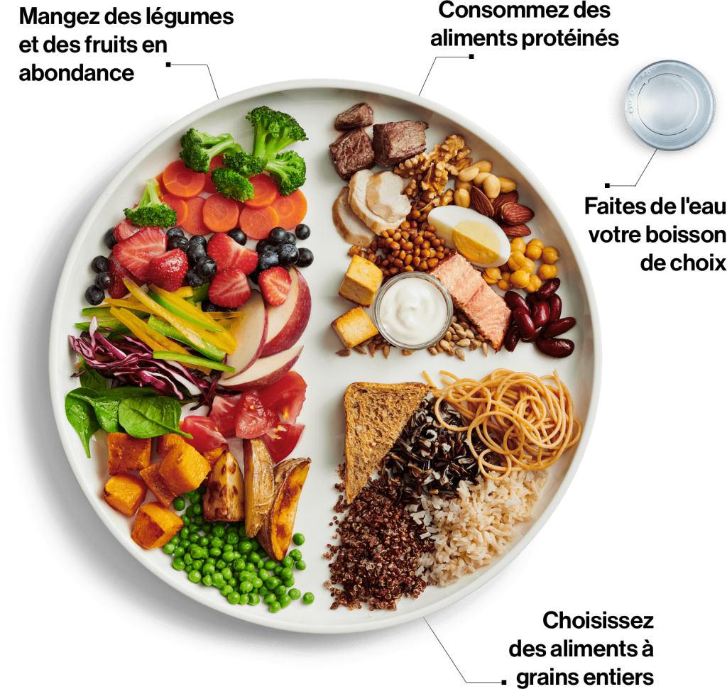 assiette proportion_guide alimentaire canadien