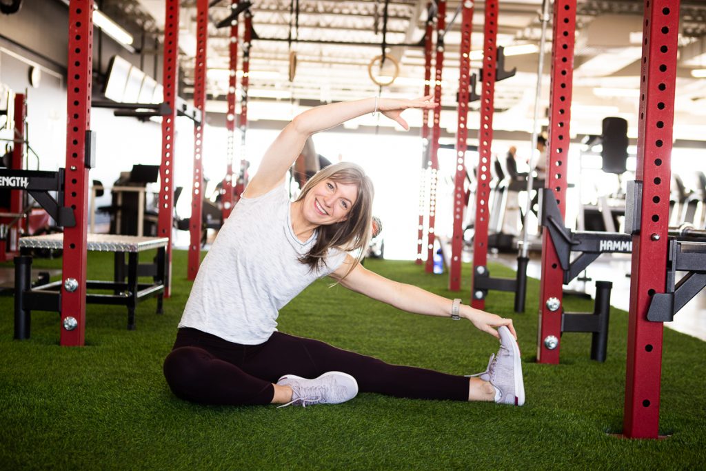 Karine Larose étirement flexibilité