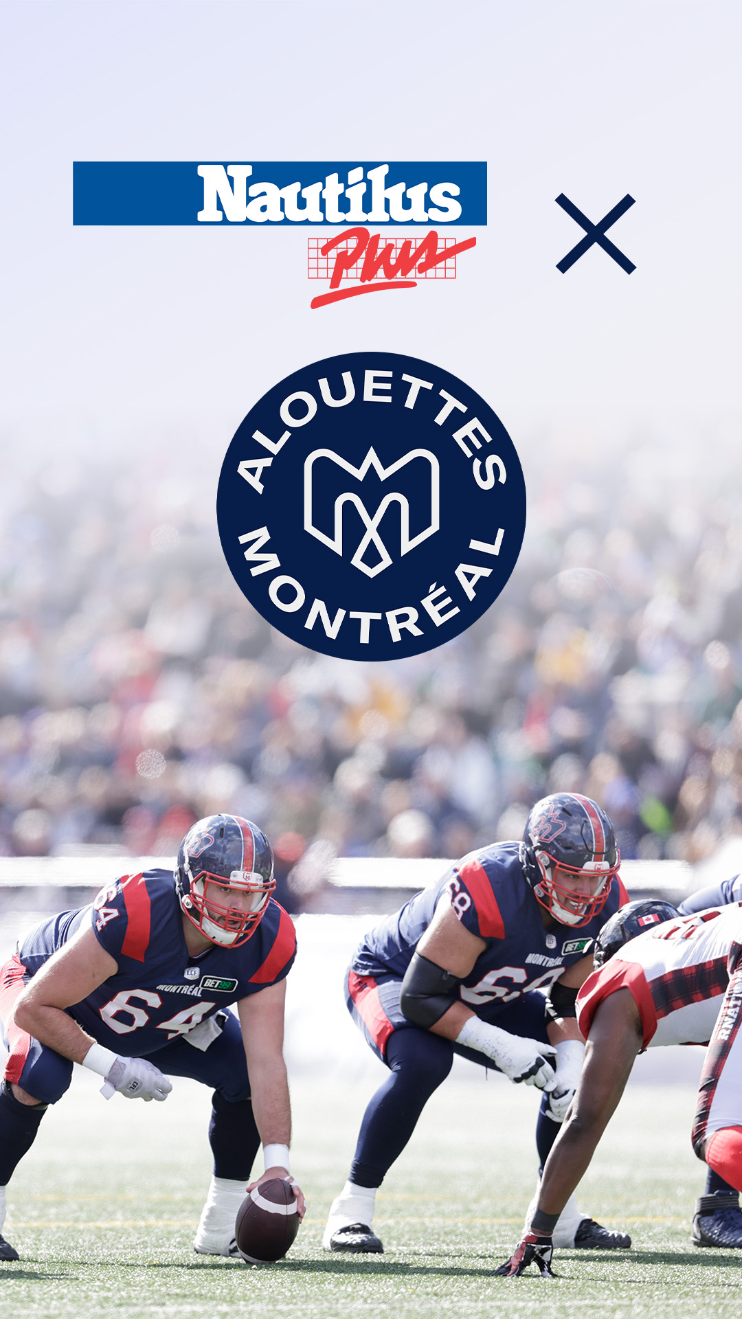Nautilus Plus: Official Partner of the Montreal Alouettes