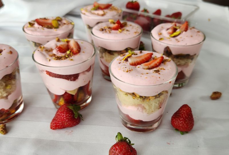 verrines-fraises-pistaches-érable-