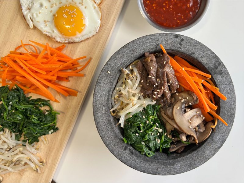 bol repas coréen - bibimbap - corean rice bowl