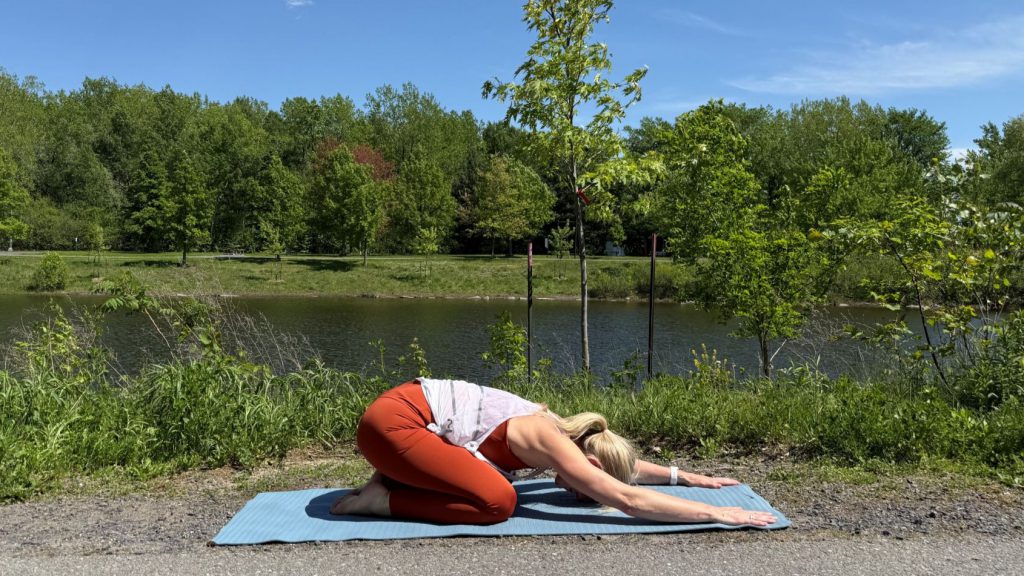 yoga poses - child pose