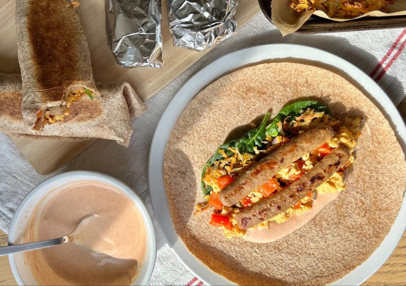 wrap du travailleur - farmers breakfast wrap