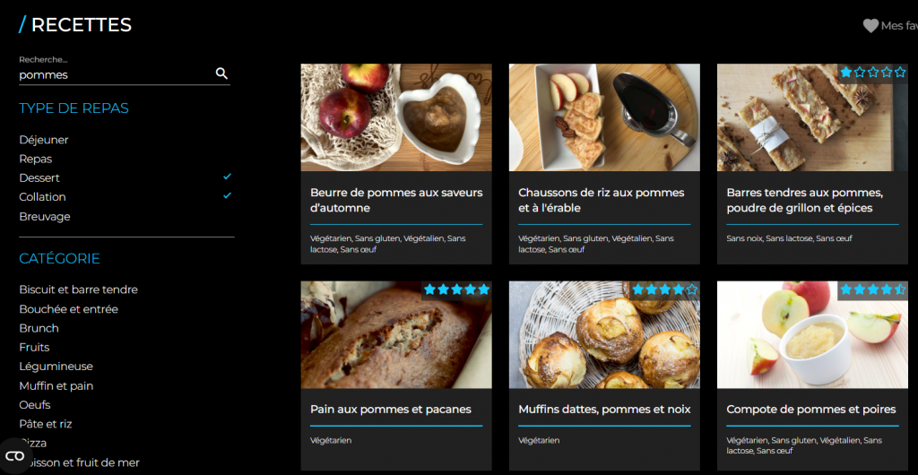 filtre-recherche-recettes-pommes-ultimefit