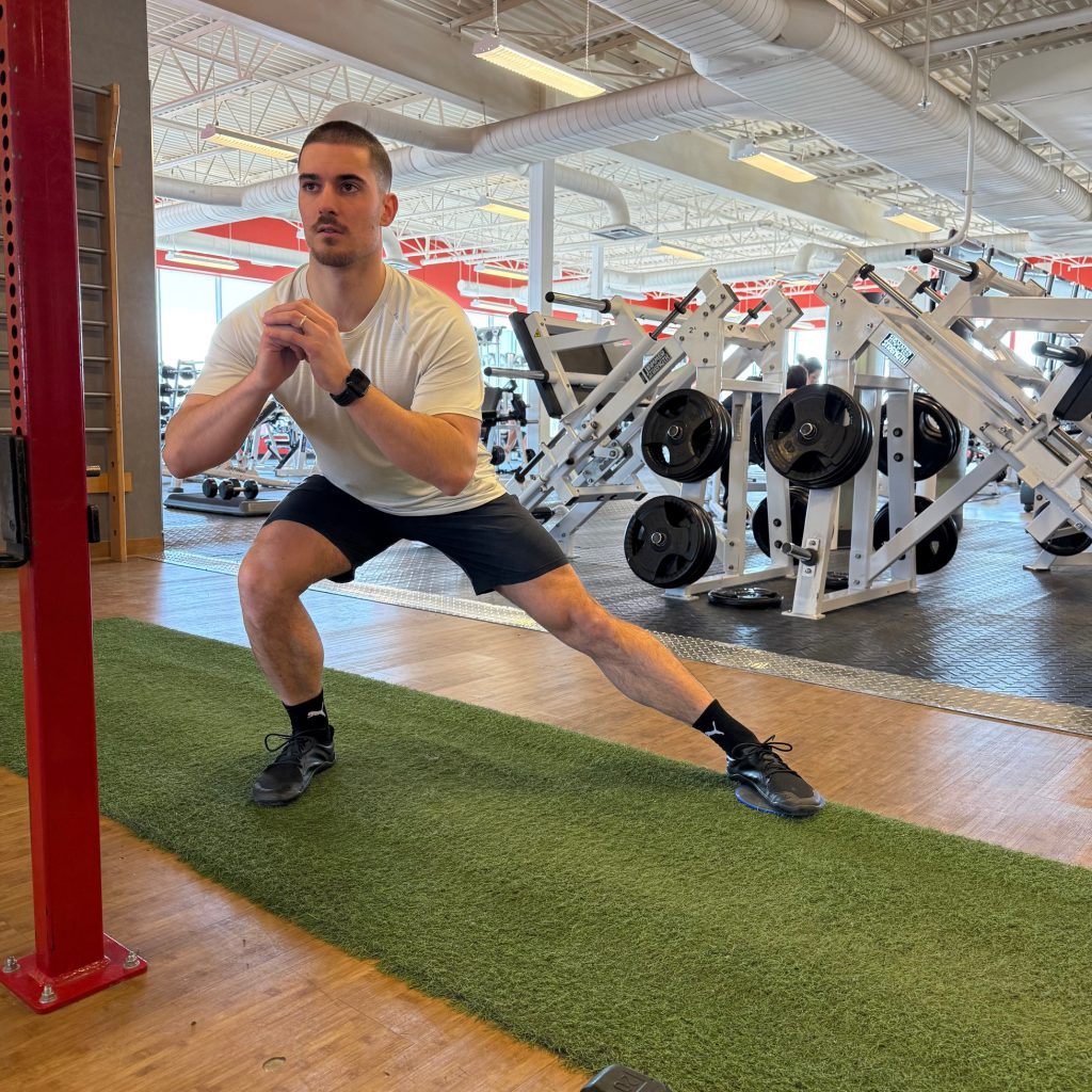 cross-country skiing exercises - cossack lunge